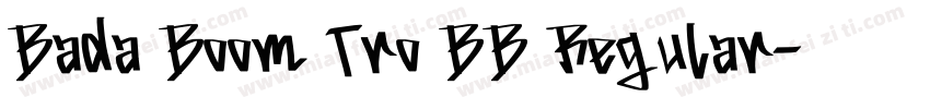 Bada Boom Pro BB Regular字体转换
